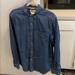 Koto button down unique and trippy!